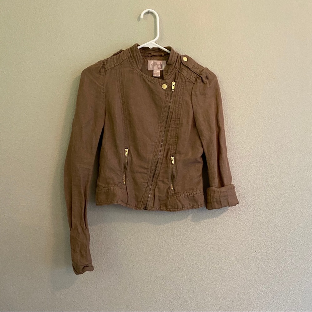H&M Tan Linen Jacket - Picture 5 of 6